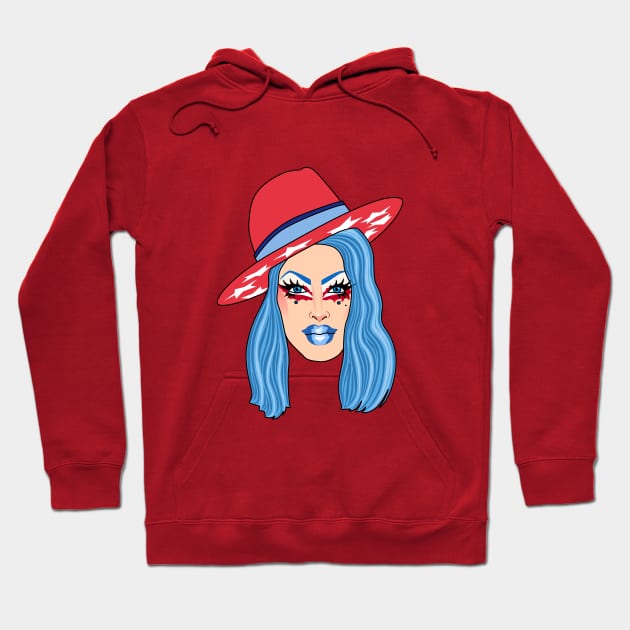 Crystal Methyd | Stars and Stripes Hoodie by Jakmalone